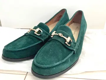 ORientalTRaffic 스웨이드 펌프스 그린 컬러 오리엔탈 트래픽