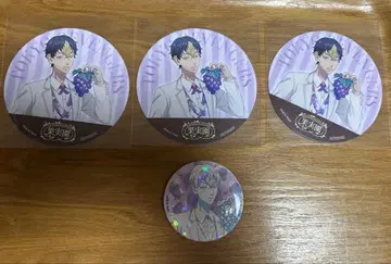 도쿄 리벤저스 리벨 과실원 한마 슈지 코스터 3개, 캔뱃지 1개 세트