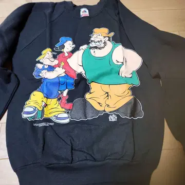 FRUIT OF THE LOOM 애니메이션 프린트 맨투맨 M