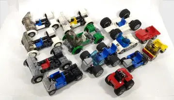 레고 자동차 13대 탈것 부품 타이어 휠 의자 핸들 묶음 판매