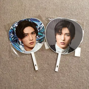 Snow Man 메구로 렌 부채 세트