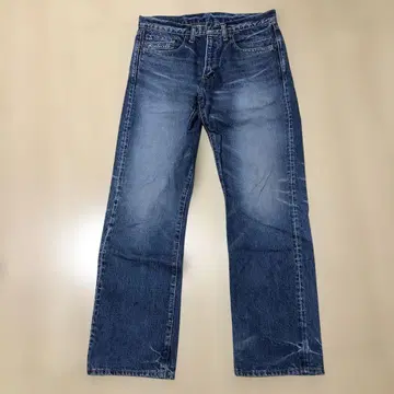 Radiall 스트레이트 데님 32인치 인디고 블루