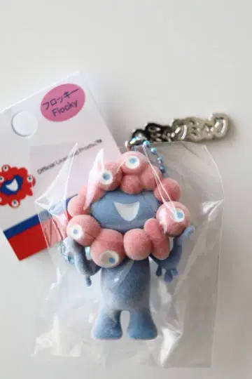 [ 미사용 새상품 ] 오사카 만박 미야쿠미야쿠 플로키 키링 참