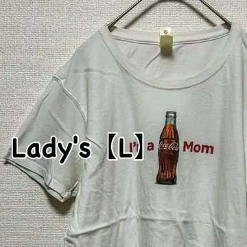 HC55 [ US 수입 ] 반팔 T셔츠 [ 여성용 L ] 화이트