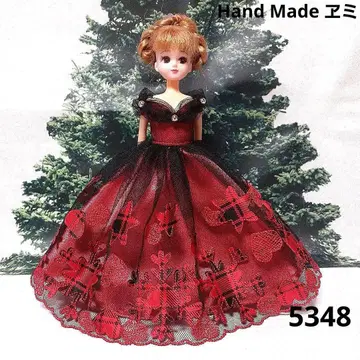 깅엄 아플리케 드레스 5348