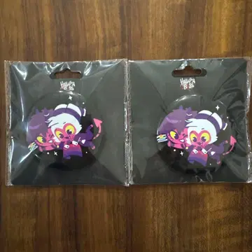 HELLUVA BOSS 헬바 보스 캔뱃지 밀리 & 럭키