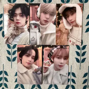 TXT 가요대전 SBS 한정판 전원 5장 사전 녹화 트레이딩 카드