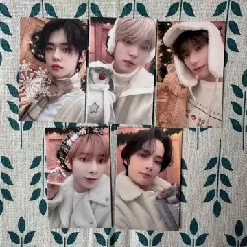 TXT 가요대전 SBS 한정판 전원 5장 사전 녹화 트레이딩 카드