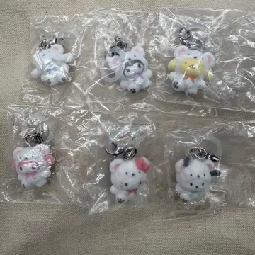 산리오 포근포근 스노우 메지루시 액세서리