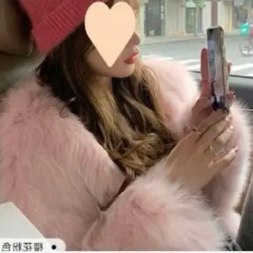 핑크 퍼 자켓 퍼 아우터 복슬복슬 여성용 새상품