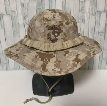 판매품 미군 USMC 부니햇 데저트 마패턴 L 사이즈