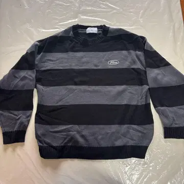 Focus 스트라이프 니트 스웨터 M 사이즈