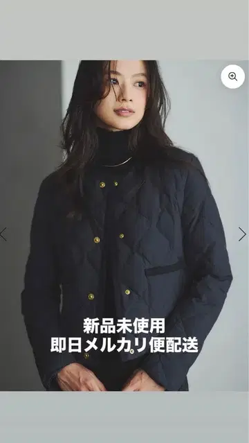 TAION x anuans 노카라 퀼팅 숏 다운