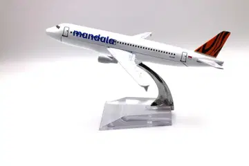 타이거에어 만다라 에어버스 A320 16cm 다이캐스트 스탠드 포함