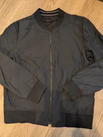 유나이티드 애로우즈 블랙 MA-1 플라이트 자켓 M