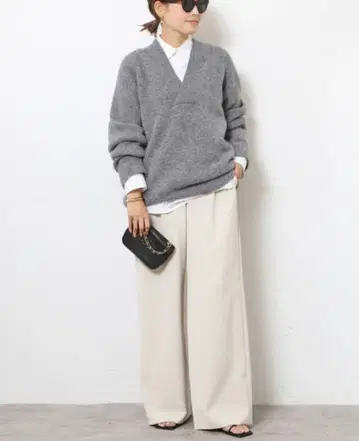 Deuxieme Classe 추가 이지 와이드 팬츠 2 사이즈 38