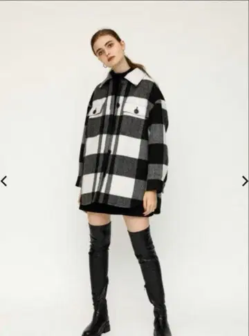 SLY 체크 오버 사이즈 자켓 코트 Zara moussy asos