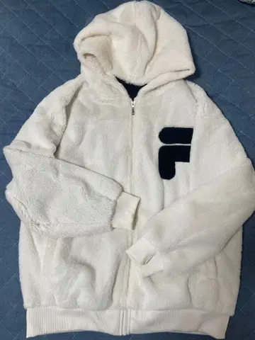 FILA 플리스 자켓 화이트
