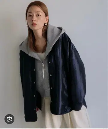 URBAN RESEARCH 리버서블 2way 퀼트 블루종