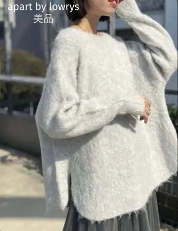 [ 새상품급 ] apart by lowrys 샤기 슬릿 풀오버