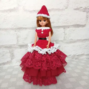 리카짱 의류 핸드메이드 크리스마스용 드레스 산타클로스 니트