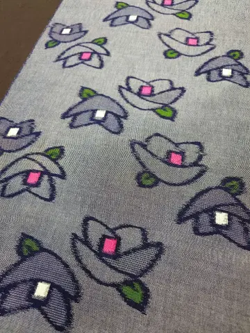 목화 무늬 옷감