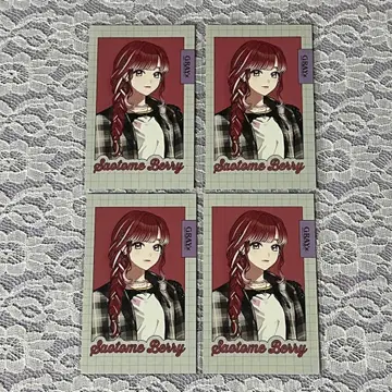 니지산지 GRAY x ACCENT 랜덤 폴라로이드풍 카드