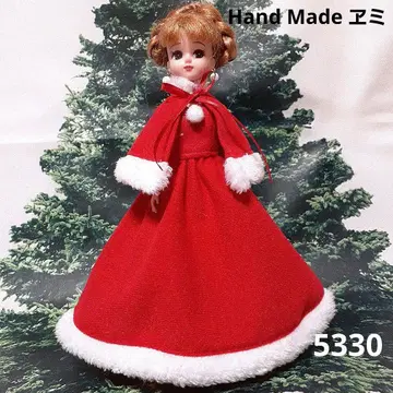 케이프 포함 산타 드레스 5330