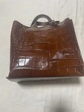 훌라 크로커다일 무늬 핸드백