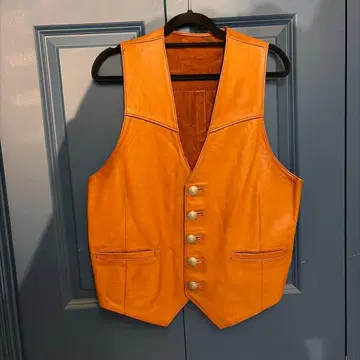 빈티지 가죽 베스트 레더 베스트 60s