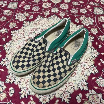 90s VANS 슬립온 체크 무늬 깃발