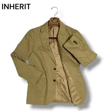 INHERIT 베이지 테일러드 자켓 깔끔한 포멀 자켓