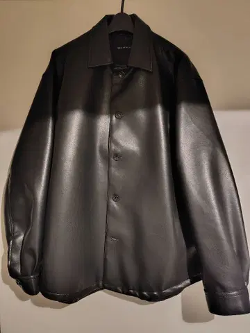 나노 유니버스 페이크 가죽 셔츠 자켓