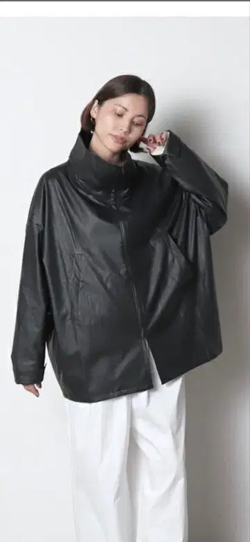 미리 meri 가죽 자켓