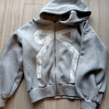 OLIVE des OLIVE 집업 후드티 리본 레이스