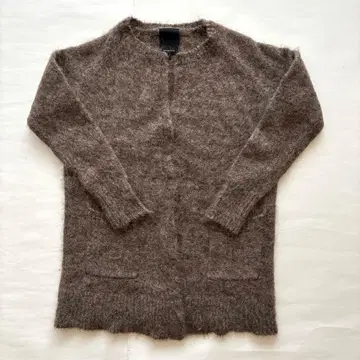 NOMBRE IMPAIR 브라운 가디건 긴팔