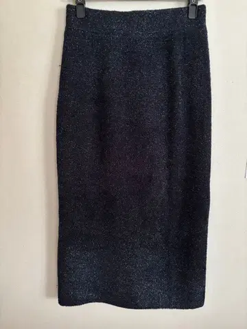 노 리드 소피 라메 니트 스커트 네이비 38