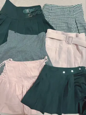 GRL SHEIN VOLCAN&APHRODITE 스커트 6개 묶음 판매