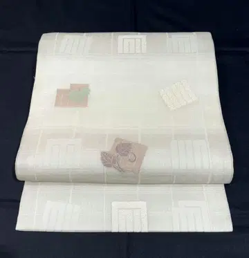 [ 단의 여름용 ] 미사용 새상품 순수 실크 쓰리 시즌 나고야 오비