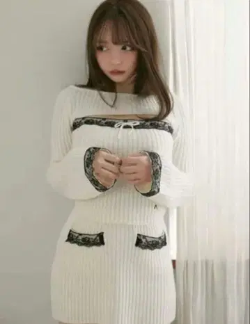 andmary Viora lace knit setup