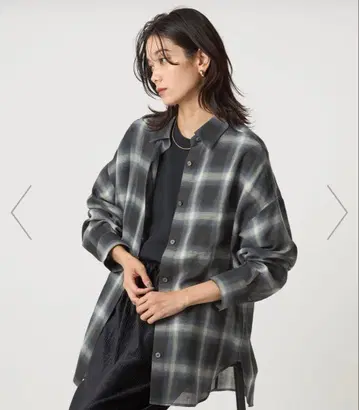 그린 라벨 릴랙싱 시어 체크 셔츠