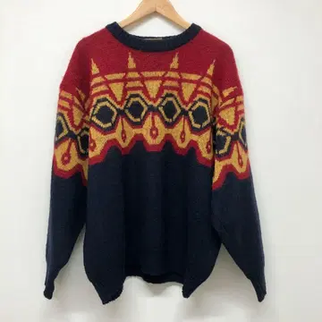아이슬란드제 유로 디자인 니트 빈티지 구제 의류 유럽
