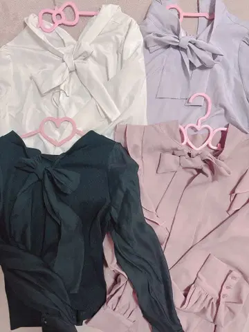 GRL 상의 블라우스 리본 블라우스 모음 판매