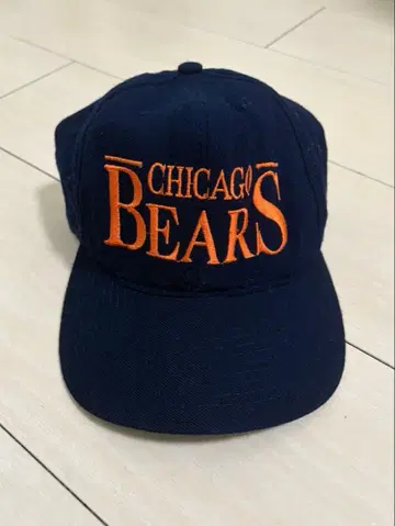 CHICAGO BEARS 네이비 캡 귀중