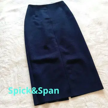 Spick&Span  종이상자 타이트 스커트 블랙