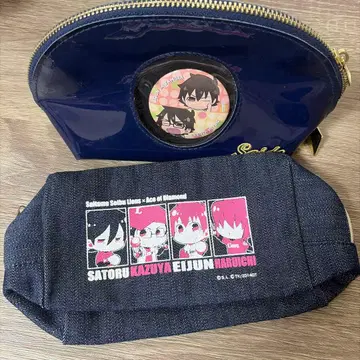 다이아몬드 A 미유키 카즈야 사와무라 에이준 펜 케이스 파우치