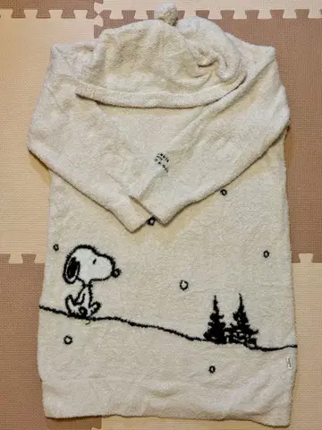 [ 젤라또피케 ] 스누피 PEANUTS 패널 자카드 후드 드레스