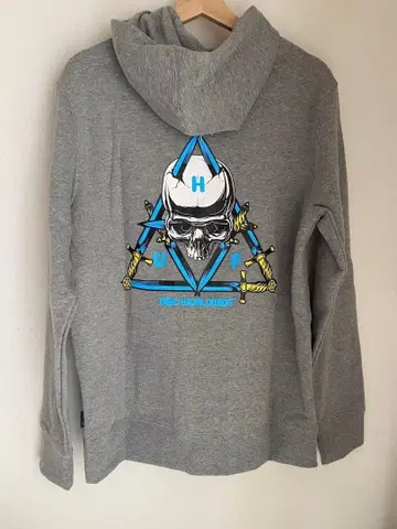 인기 HUF(하프) BLVD TT 후드티 그레이 M 사이즈