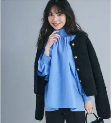 basementonline 니트 자켓 블랙