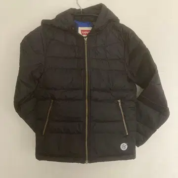 Levi's 블랙 다운 자켓 XS